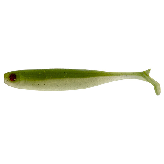 6 Pack of 3.5 Inch Mustad Mezashi Z-Tail Minnow Soft Bait Fishing Lures - AYU