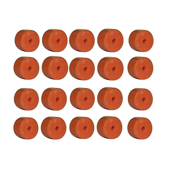 20 x Wilson S2 Orange Poly Floats - Crab Dillie Float - Bulk Twenty Pack