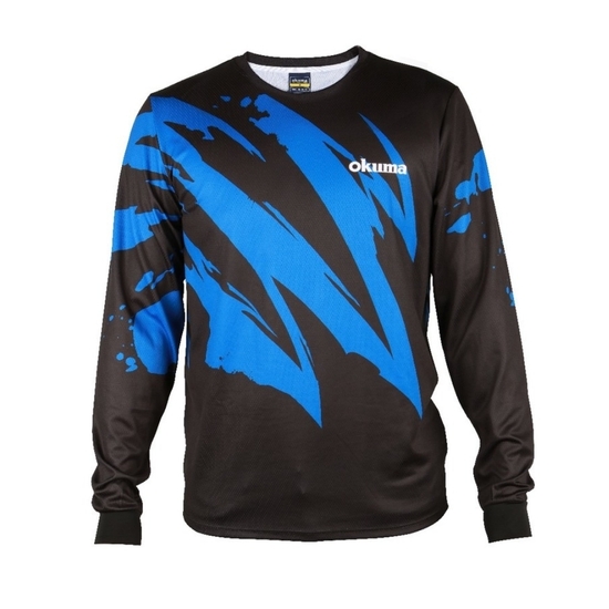 Okuma Tech Shirt - Long Sleeve Lightweight Quick Dry UPF 50+ - Sz Small