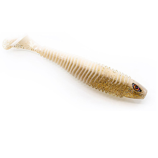 Chasebaits 3-Inch Paddle Baits Soft Plastic Fishing Lures - MILK FLASH