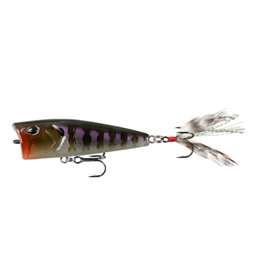 13 Fishing 75mm Poppy Mc Pop Face Topwater Popper Lure - Rusty Bream