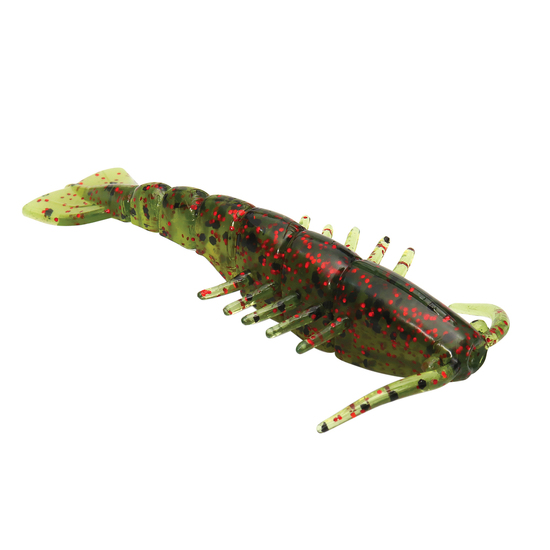 6 Pack of Zman 2.5 Inch PrawnZ Soft Plastic Fishing Lures - Watermelon Red