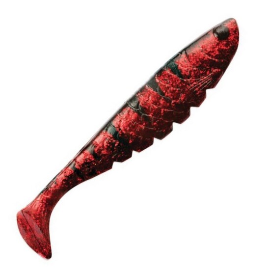23cm Storm R.I.P. Shad Soft Plastic Fishing Lure - Red Frost Demon