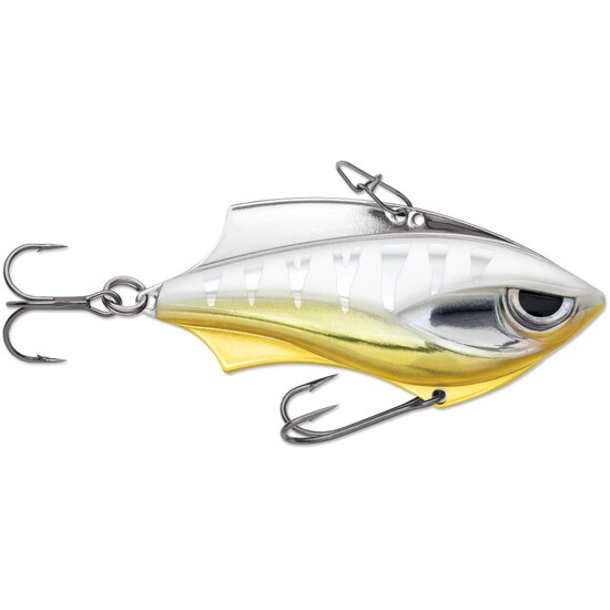 5cm Rapala Rap-V Blade Sinking Vibe Fishing Lure - Albino Chrome Tiger