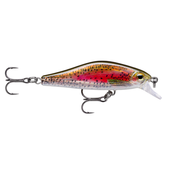 6cm Rapala Shadow Rap Solid Shad Fast Sinking Jerkbait/Twitchbait Fishing Lure - Live Rbow Trout
