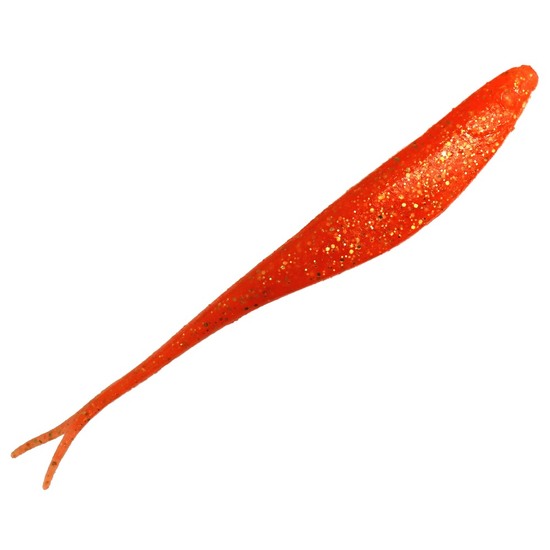 5 Pack of Zman 4 Inch Scented Jerk ShadZ Soft Plastic Fishing Lures - Atomic Sunrise