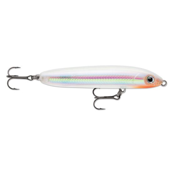 10cm Rapala Skitter V Topwater Walk-The-Dog Style Fishing Lure - Glass Ghost