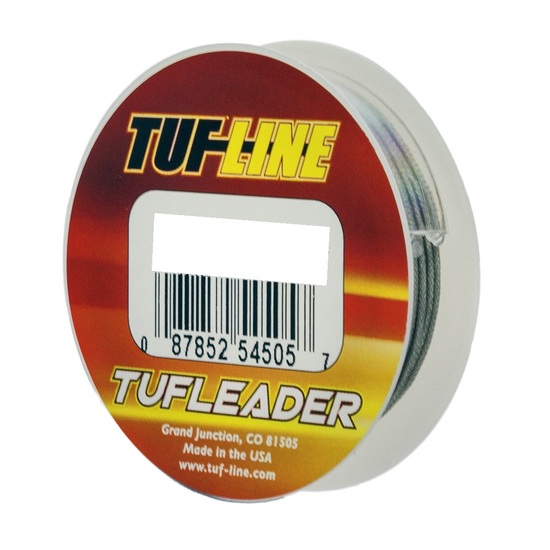 5yd Spool of 10lb Tuf-Line Braided Stainless Steel Tuf-Leader -Knottable Trace Leader