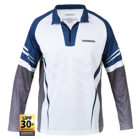 Small Shimano Technical Corporate Long Sleeve Tournament Fishing Shirt