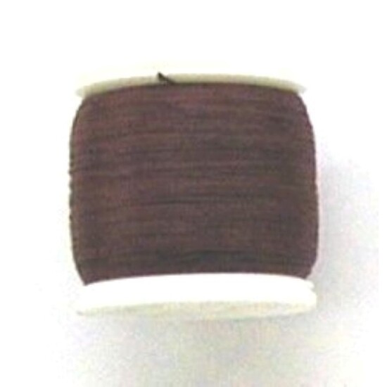 Seahorse 100 Yard Spool of Size A Rod Wrapping Thread - Rod Binding Cotton (Colour: Brown)