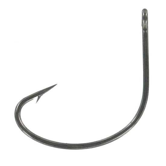 25 Pack of Size 2 Shogun T479 Black Wide Gap Fishing Hooks - Chemically Sharpened Hooks