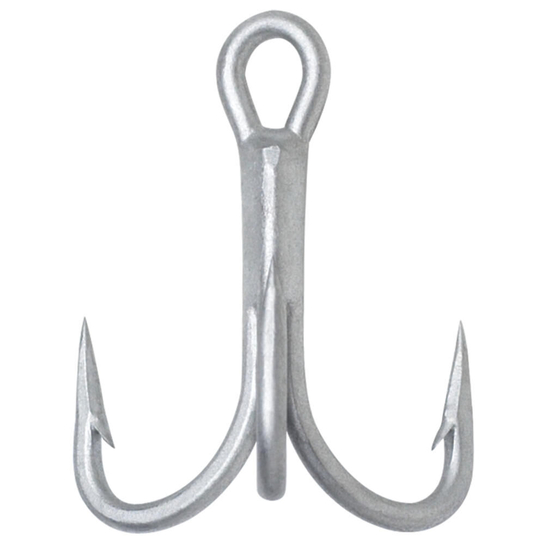 VMC 8527PS Size 2 Fishfighter 6x Strong Permasteel Treble Hooks - 25 Hook Value Pack
