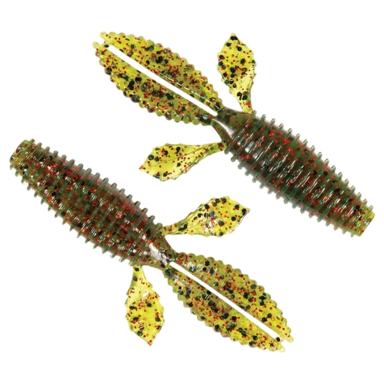 6 Pack of Zman 2.75” TRD Bugz Ned Rig Fishing Lures - Watermelon Red