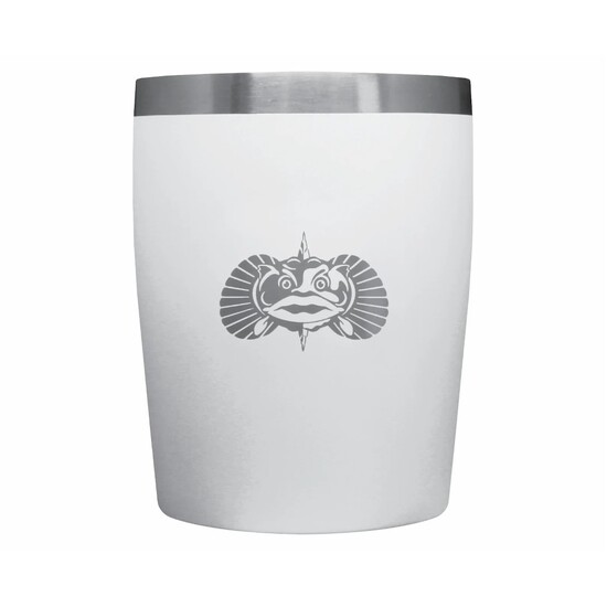 White Toadfish Outfitters 10oz Non-Tipping Rocks Tumbler Cup - Double Walled Stainless
