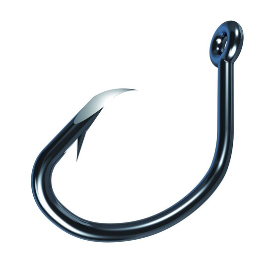 2 Pack of Size 10/0 Eagle Claw Trokar TK619HI Heavy Wire Mag Circle Fishing Hooks