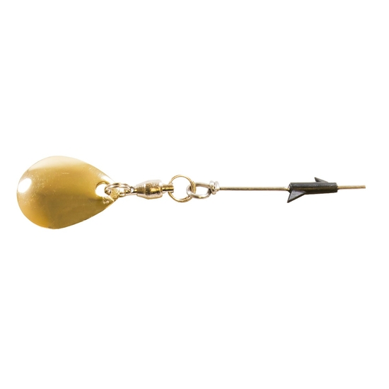 Zman 3 Pack of Gold TRD Spinz Lure Attachments with Colorado Blades