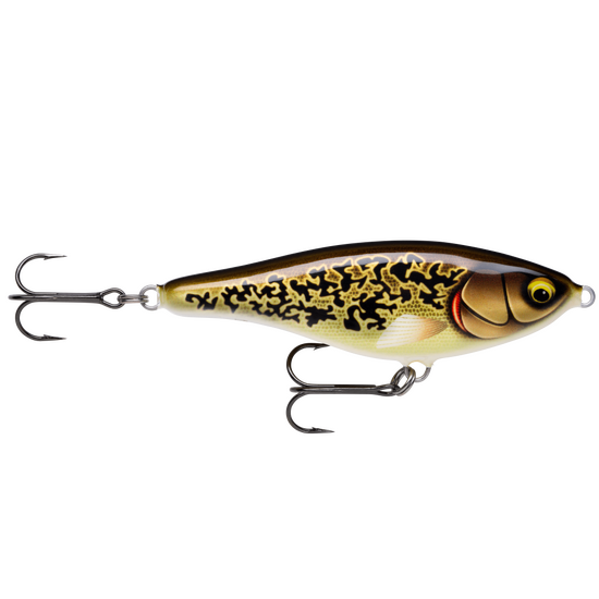 12cm Rapala Twitchin' Rap Slow Sinking Glidebait Fishing Lure - Artistic Burbot