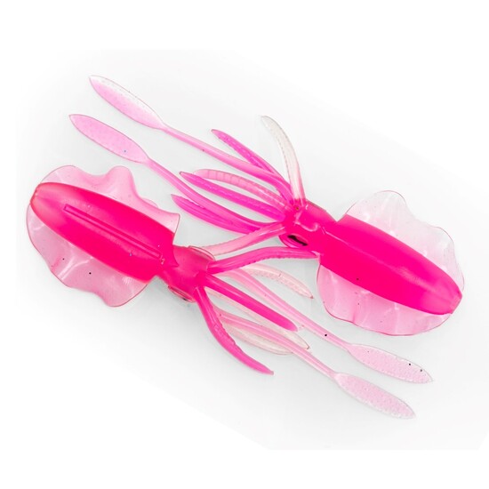 5 Pack of 150mm Chasebaits The Ultimate Squid Soft Body Fishing Lures - Pink UV