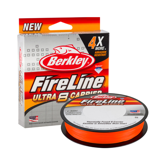 Berkley Fireline Ultra 8 Blaze Orange 300m Spools - 17lb