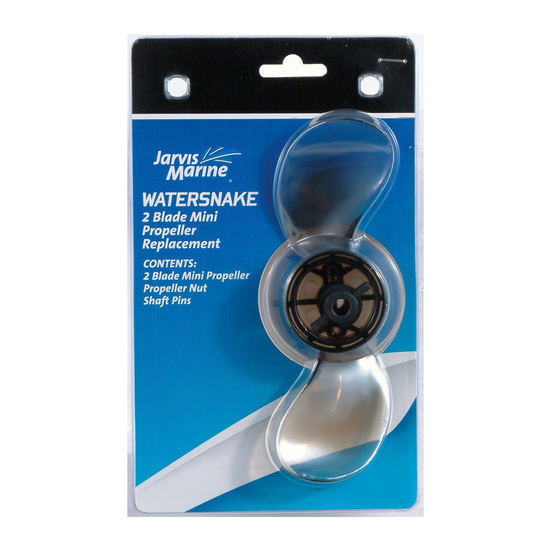 Watersnake 2 Bladed Propeller Kit to Fit 18lb to 24lb Motors-Includes Nut & Pin