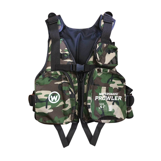 Watersnake Prowler Camo Adult Life Jacket - Level 50S PFD [Size: Small]