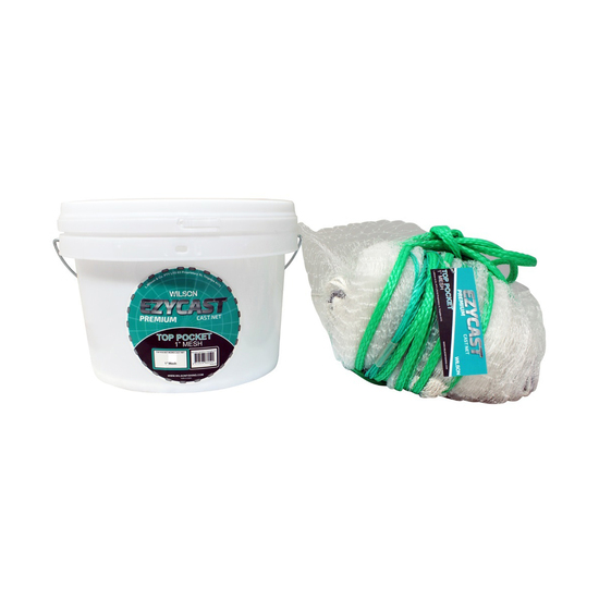 Wilson 9ft Top Pocket Mono Cast Net with 1 Inch Mesh - Prawn Net