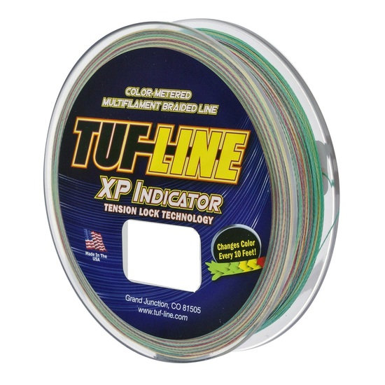 600yd Spool of 20LB Tuf-Line XP Indicator Colour-Metered Braided Fishing Line
