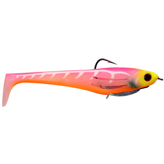 Zerek Flat Shad Pro 4.5" Col FAB Snagless Soft Plastic Fishing Lure