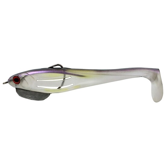 7 Inch Zerek Flat Shad Soft Plastic Fishing Lure Col: 02-Snagless Soft Plastic