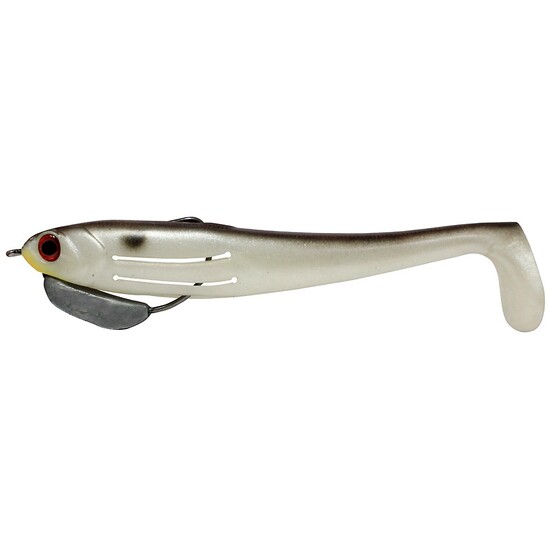 9 Inch Zerek Flat Shad Soft Plastic Fishing Lure Col: 01-Snagless Soft Plastic