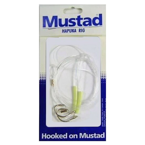 New Mustad Hapuka 2 Hook Fishing Rig - Size 12/0 200lb