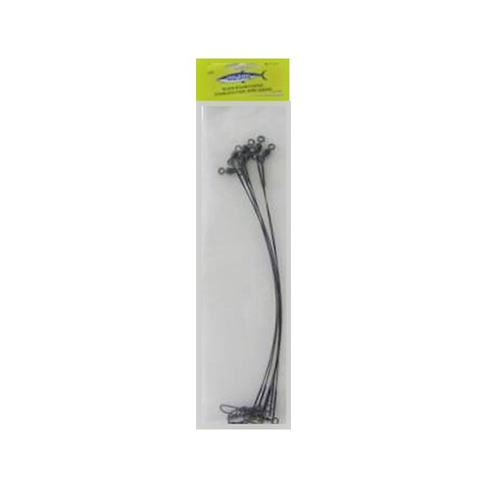Deluxe Wire Trace Crane Swivel & Coastlock Snap 9 Inch X 60lb
