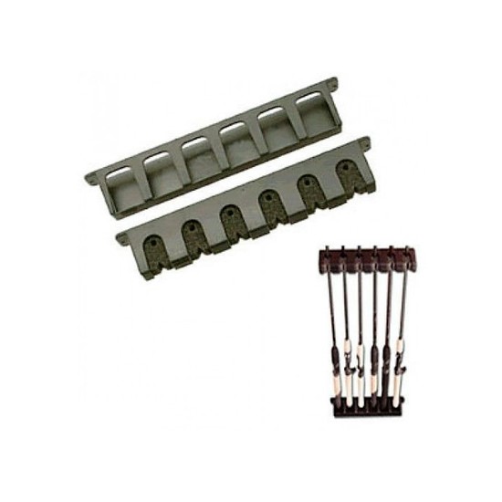 horizontal fishing rod holder