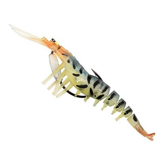 Zerek Live Cherabin-100mm Pre Rigged Lumo Eyes-Colour 01-Built-In Rattle Chamber