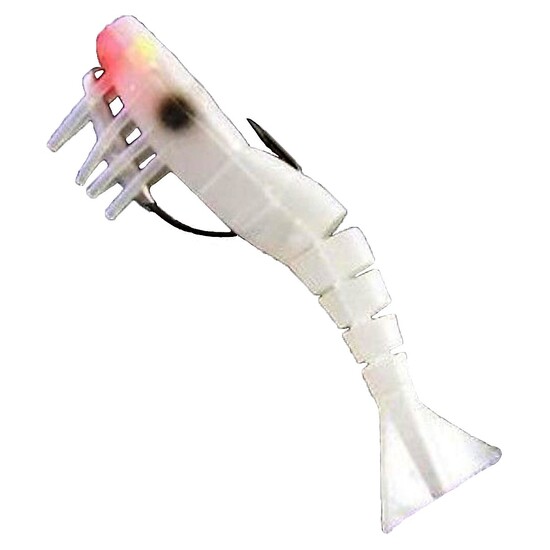 Zerek Live Shrimp - 89mm Pre Rigged Lumo Eyes - Colour 20 - Kevlar Jointed Body